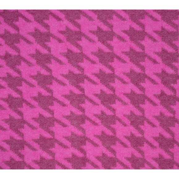 Buddy Love Twiggy Passion Fruit Cardigan Dress Houndstooth Sweater Oversized M/L - Picture 7 of 10